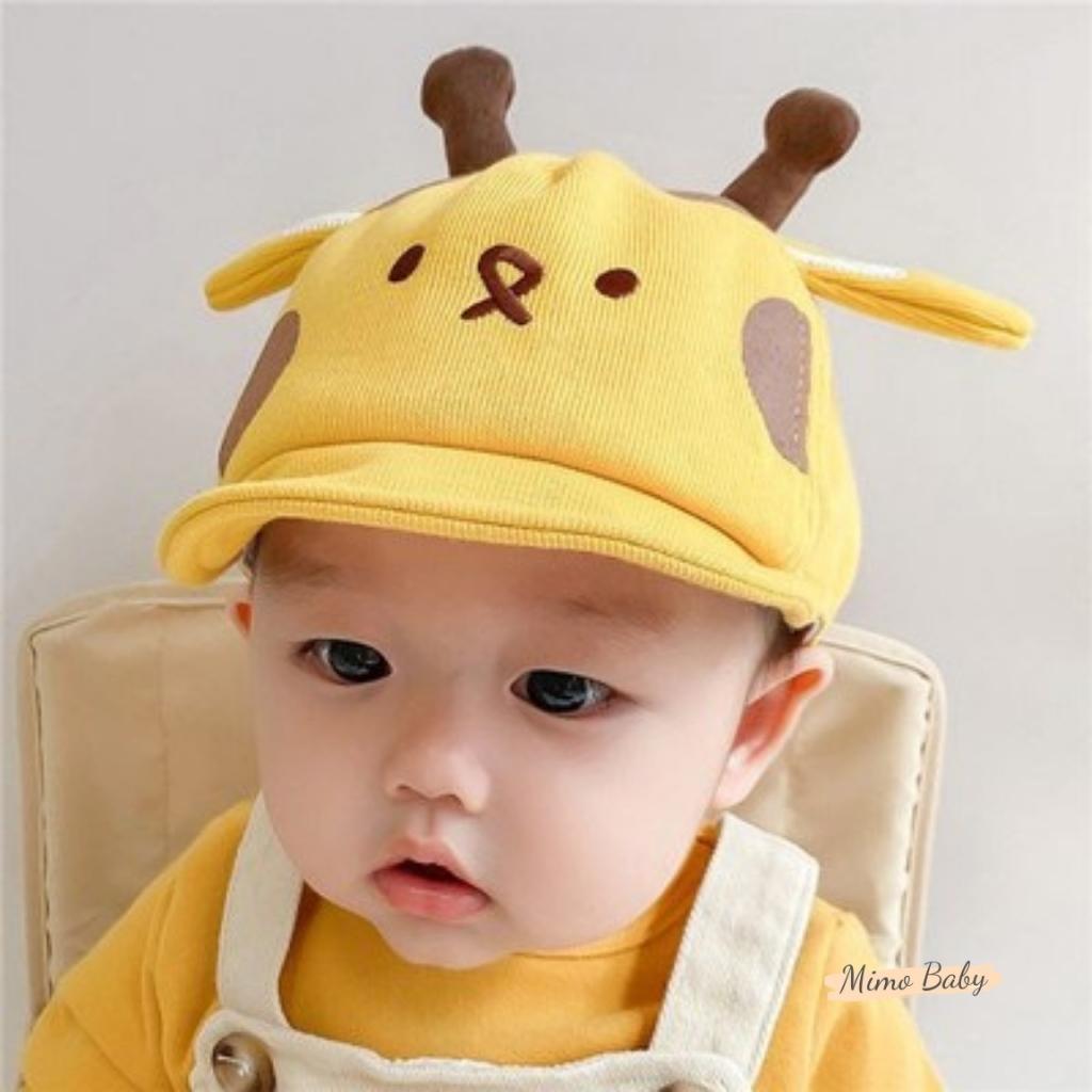 Mũ nón lưỡi trai hình chú hươu xinh xắn cho bé MH118 Mimo Baby