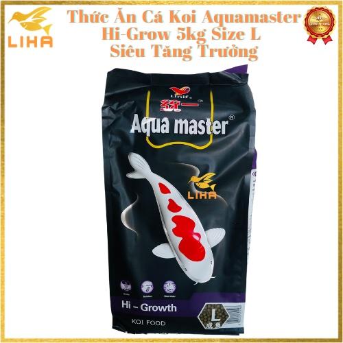 Thức Ăn Cá Koi Aquamaster Hi-Growth 5kg - Cám Cá Koi Siêu Tăng Trưởng