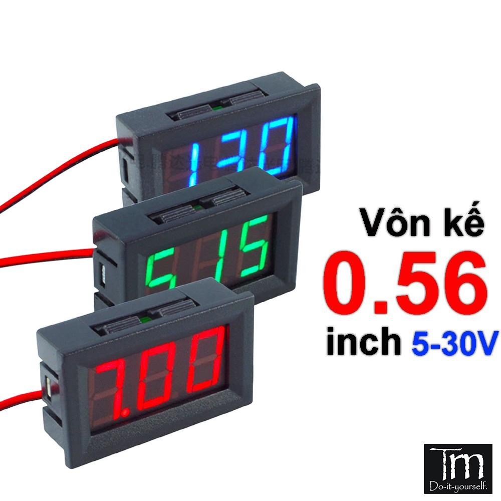 Vôn Kế 2 Dây 0.56 Inch 0 - 30VDC