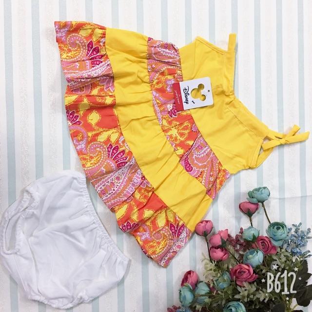 Bộ đồ kate cột dây cho bé gái V013