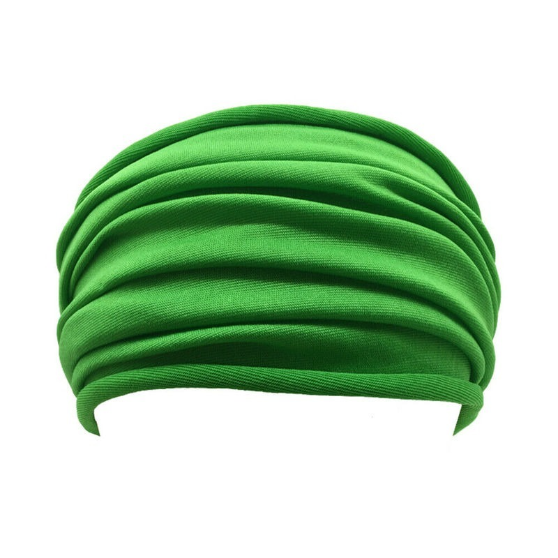 Đèn băng kéo dài thể thao Yoga Gym băng dây đeo Headband dành cho phụ nữ Băng đầu tóc Băng đàn hồi bao bọc Băng bóng rổ thể dục Color: light grey