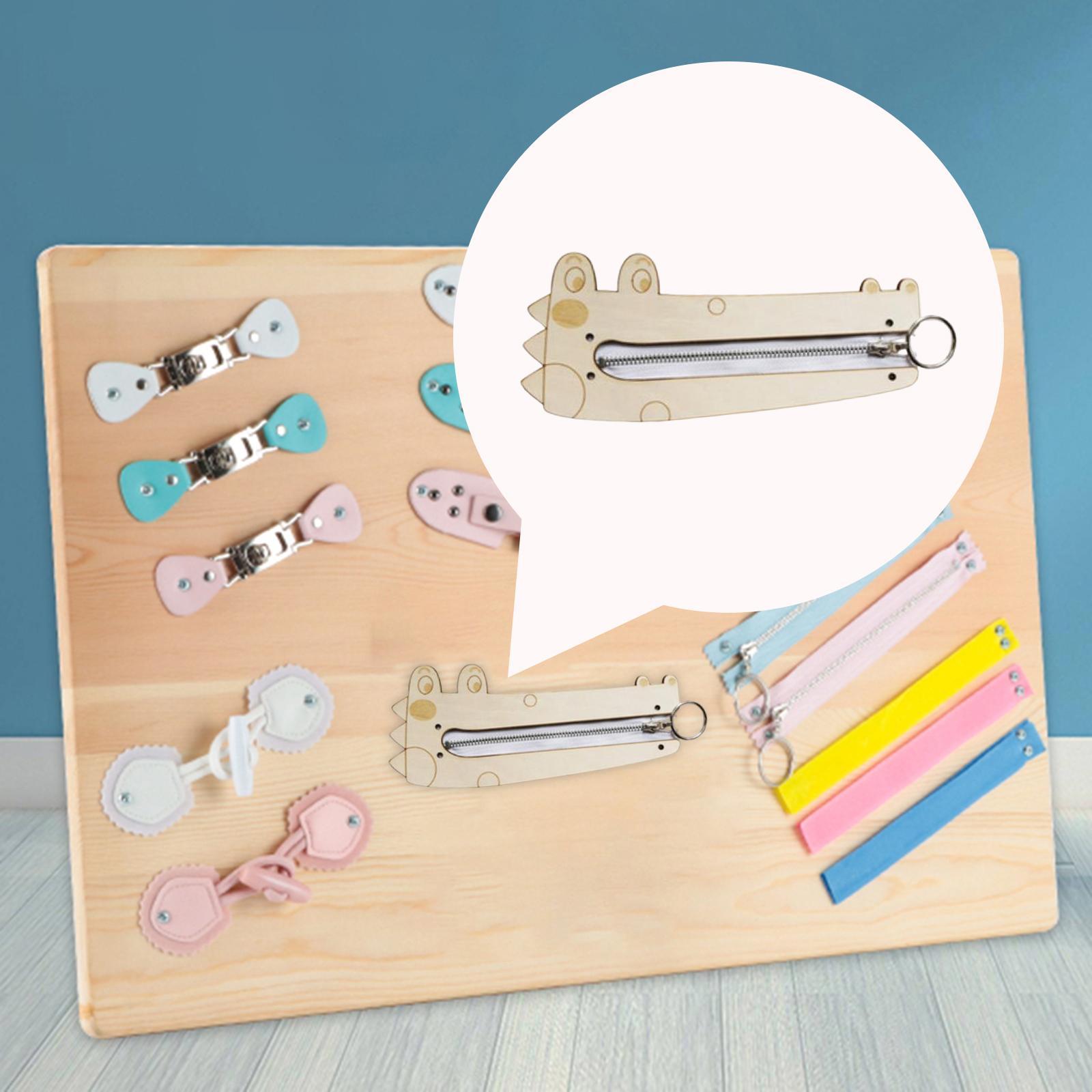 Sensory Board Learning Zipper Game Basic Skill for Game