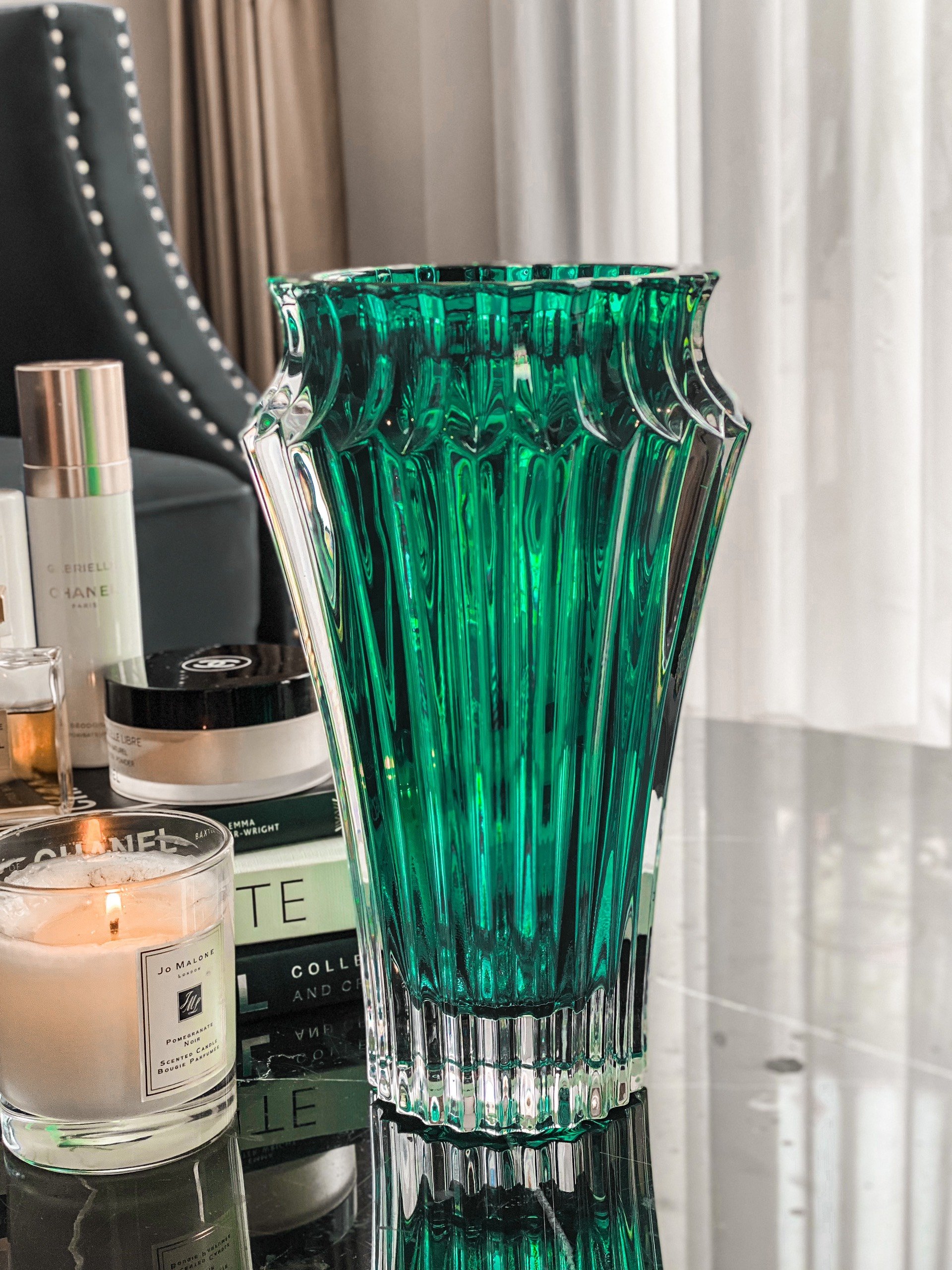 Lọ hoa Rogaska CROWN JEWEL 25,5cm Hàng chinh hãng