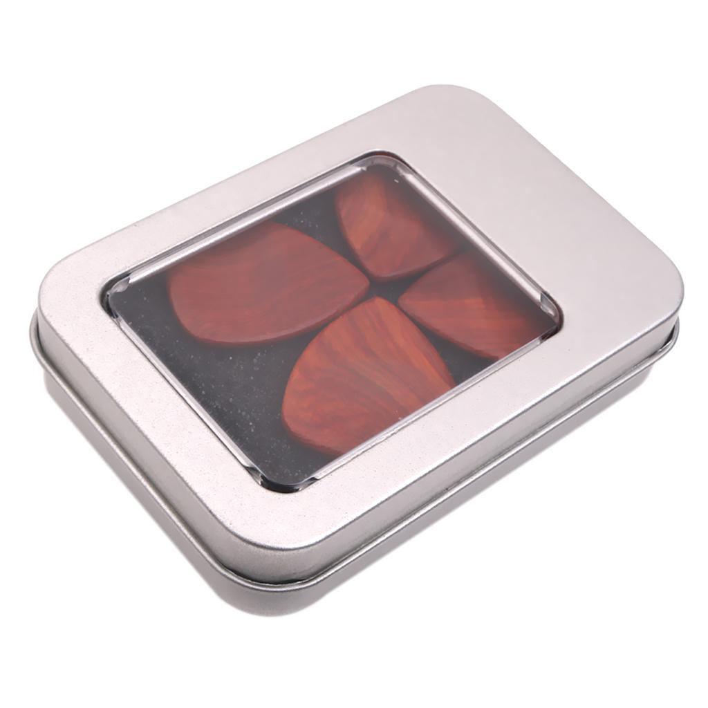 Solid Wood Guitar Pick Plectrum for Acoustic Electric Guitar Ukulele Bass