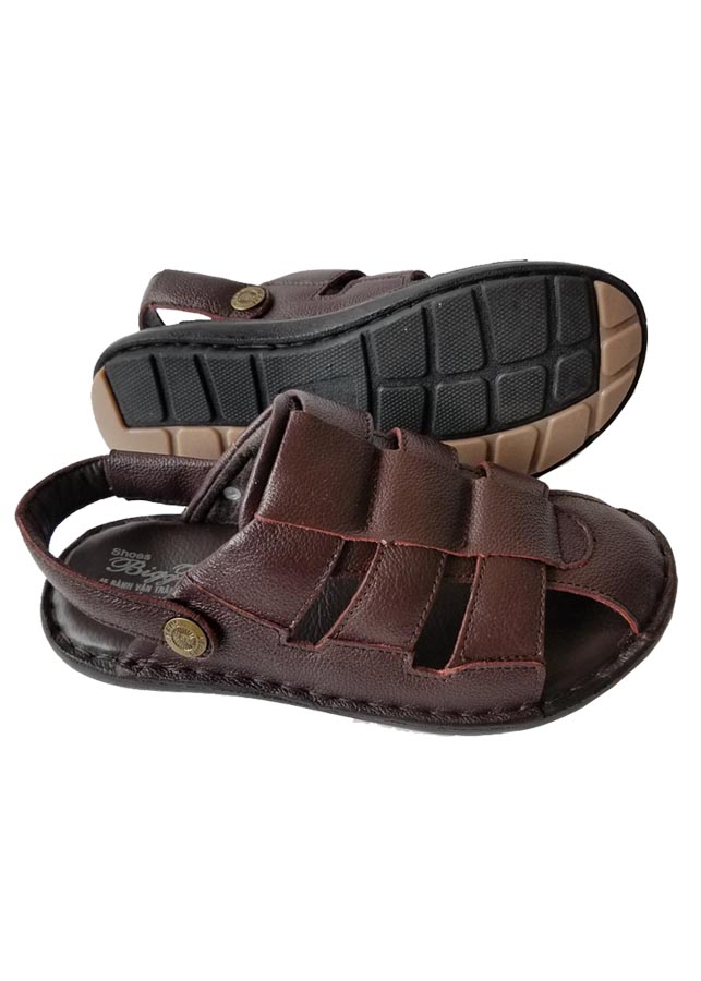 Sandal Nam Bít Đầu BIGGBEN Da Bò Thật SD84