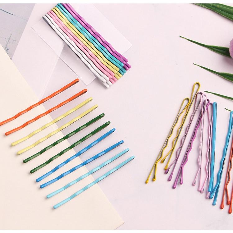 Set 10 Kẹp Tăm Nhiều Màu Sắc Kiểu Hàn Quốc Cực Xinh Xắn