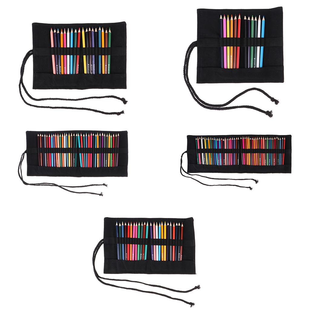 Creative Canvas Large Capacity Color Pencil Bag with Pencil XS