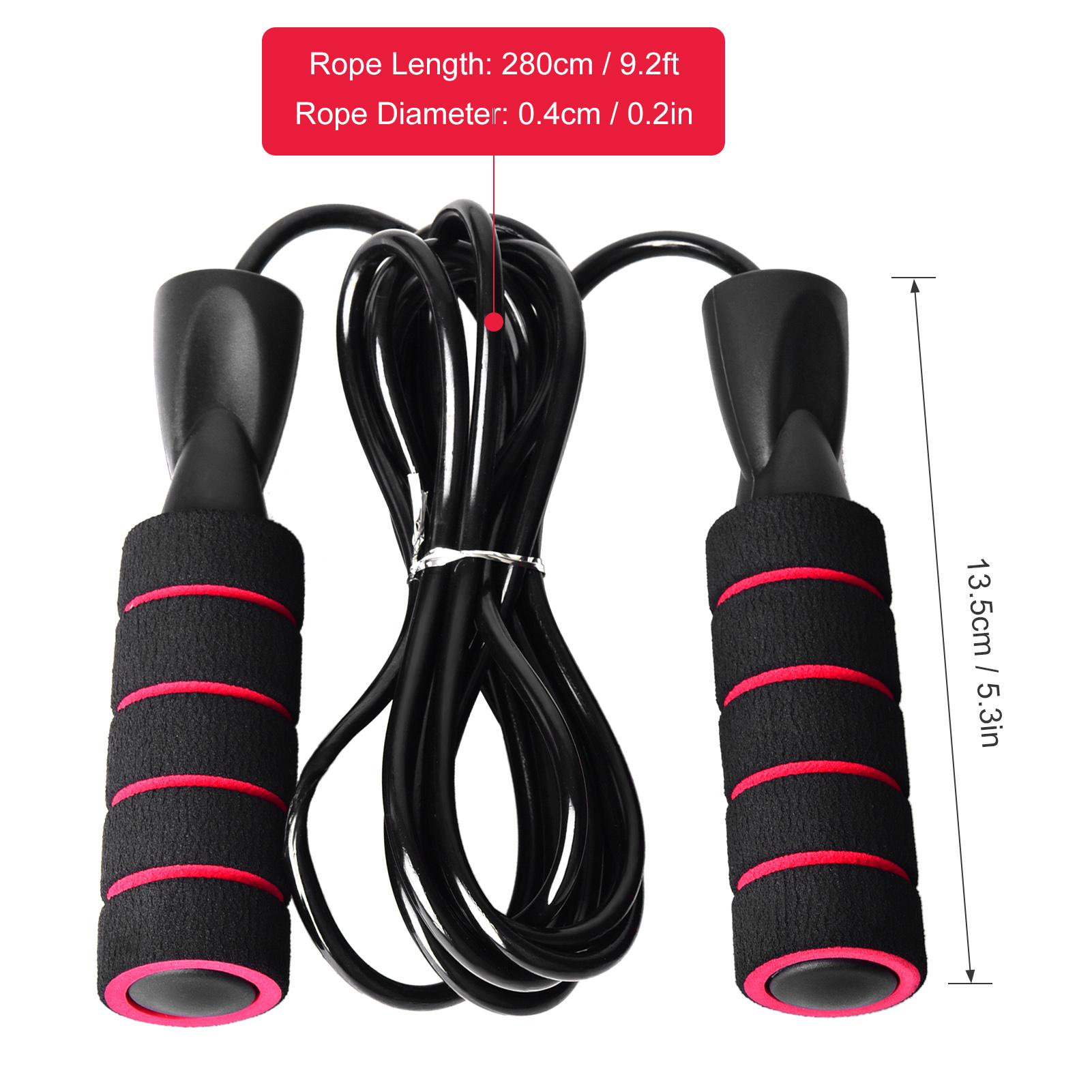 Dây nhảy có thể điều chỉnh, tay cầm thép cho nam nữ, trẻ em tập thể thao