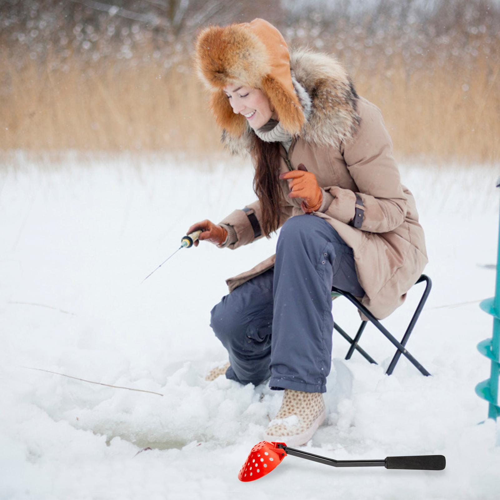 Giá múc canh, gắp đá có lỗ có thể gập lại