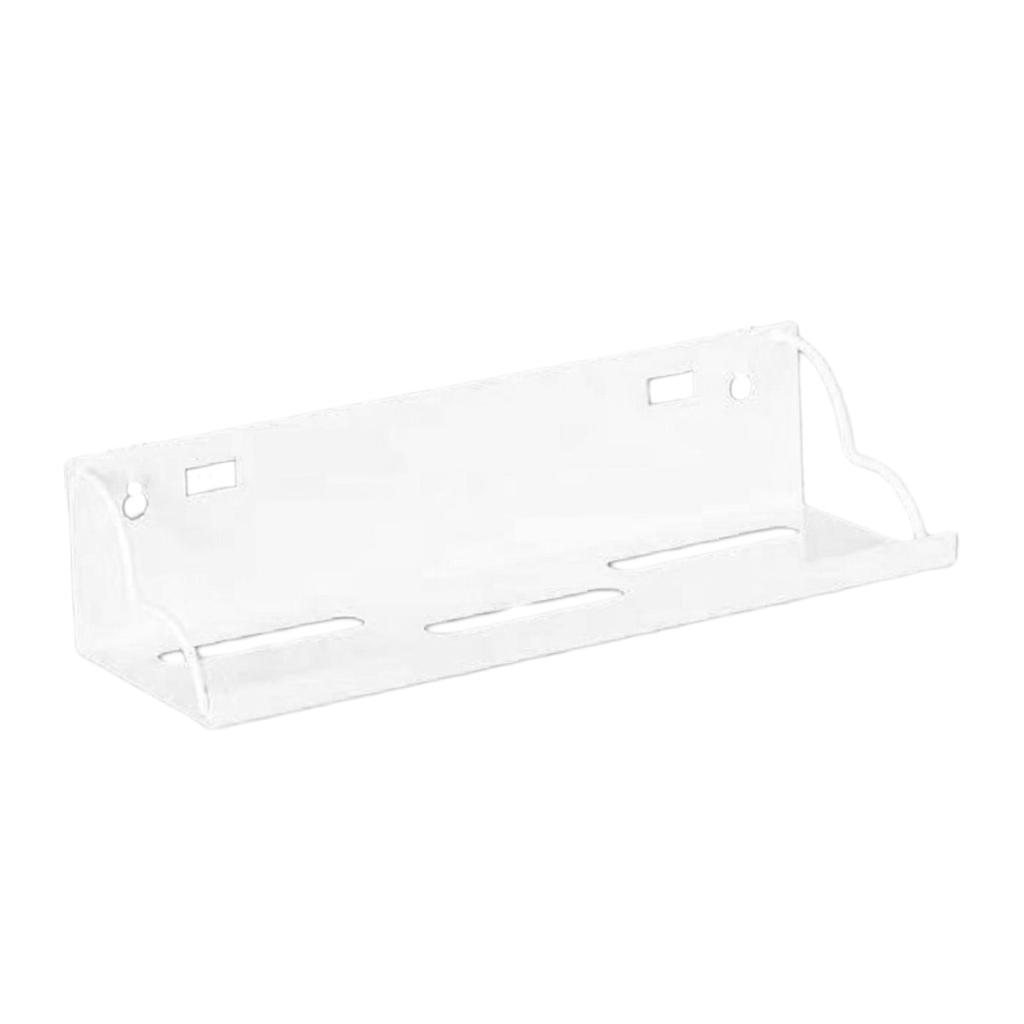 WALL MOUNTED IRON SHELVES FLOATING SHELF RACK HOLDER White