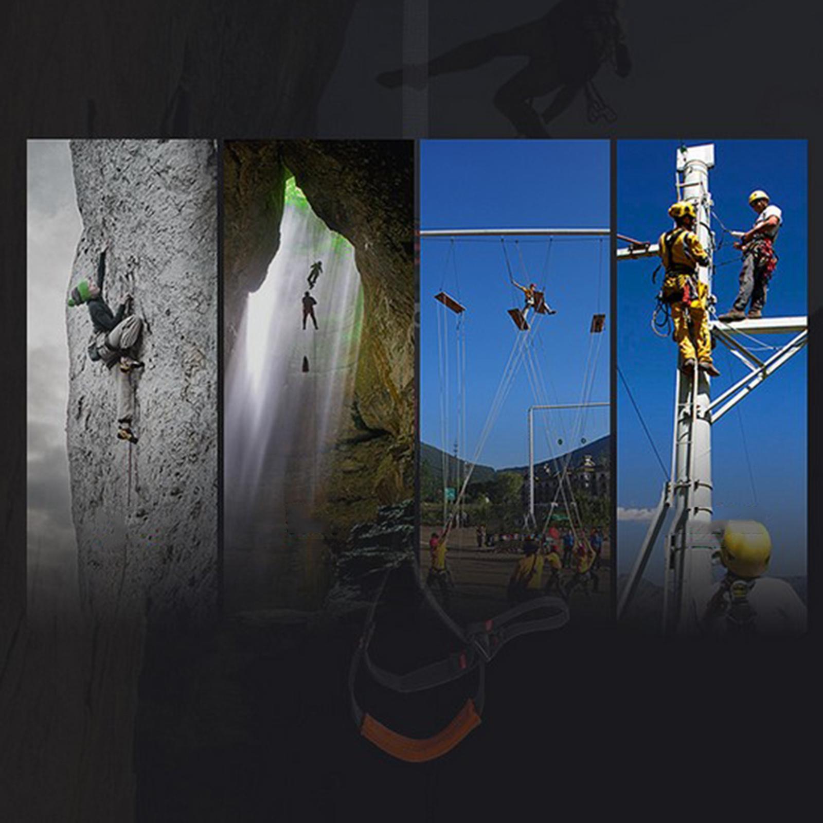 Climbing Foot Ascender Riser 80-130cm Adjustable Caving Foot  Loop Strap