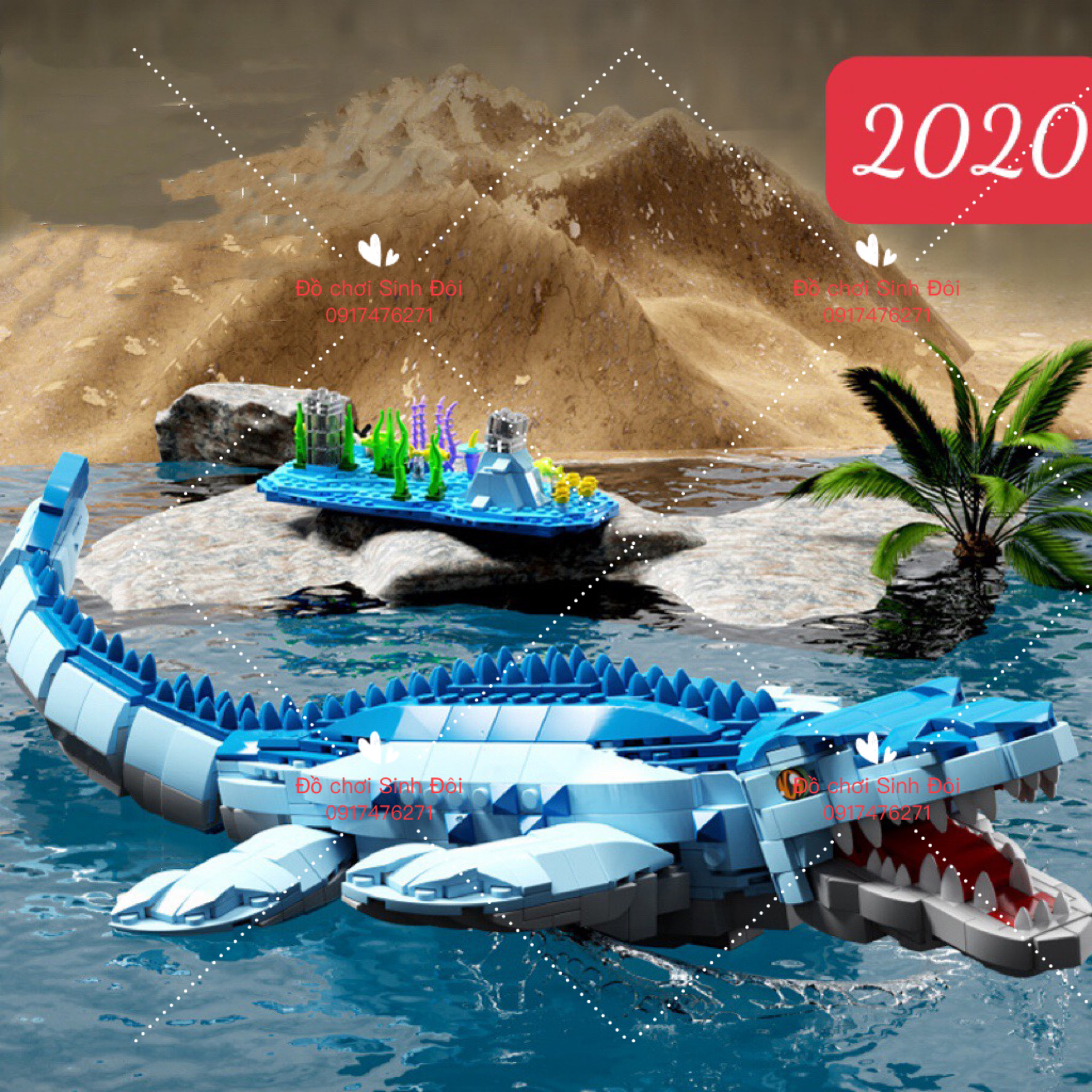 Hộp đồ chơi xếp hình khổng lông 2020