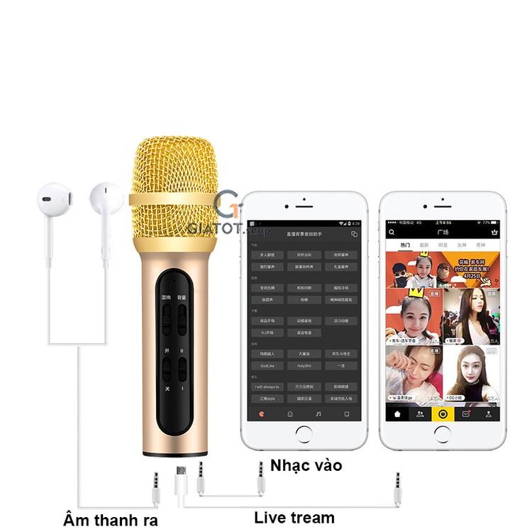 Micro Livestream Thu Âm C11, Mic Thu Âm, Hát Live Stream, Karaoke Online, Tặng Tai Nghe Chính Hãng Bảo Hành 6 Tháng