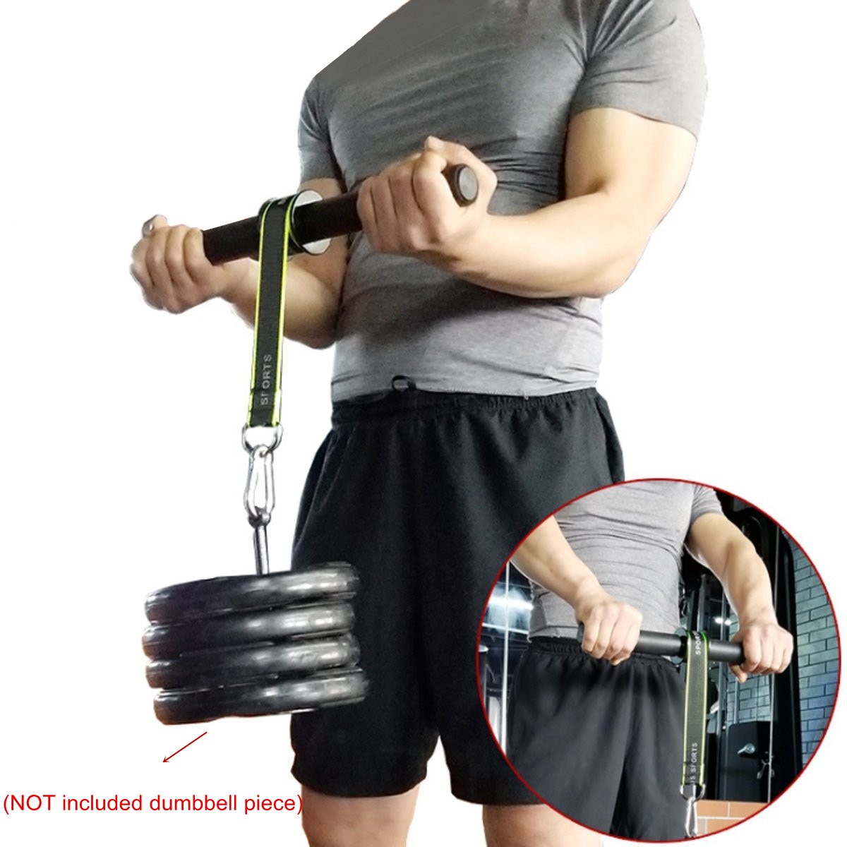 Bộ Dụng Cụ Giúp Luyện Tập Cơ Cổ Tay, Cơ Bắp Tay To Khoẻ Wrist Arm Trainer Cao Cấp