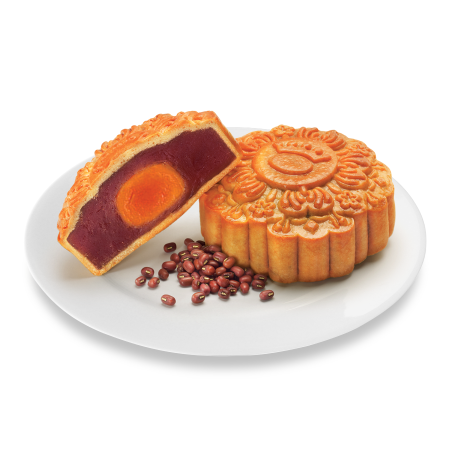 [Dòng bánh nướng] Bánh Trung Thu Kinh Đô Đậu Đỏ Kiểu Nhật 2 Trứng 210g ( Bánh lẻ)- Mã bánhR