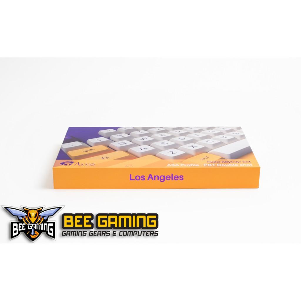 Bộ keycap AKKO chính hãng - Los Angeles (PBT DoubleShot / ASA Profile / 158 nút)