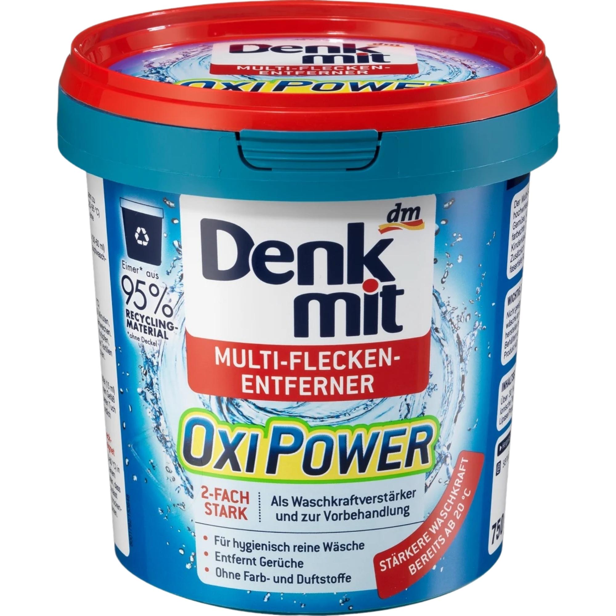 Bột Giặt Tẩy Vết Bẩn Đa Năng Denkmit Multi Flecken Entferner 750g
