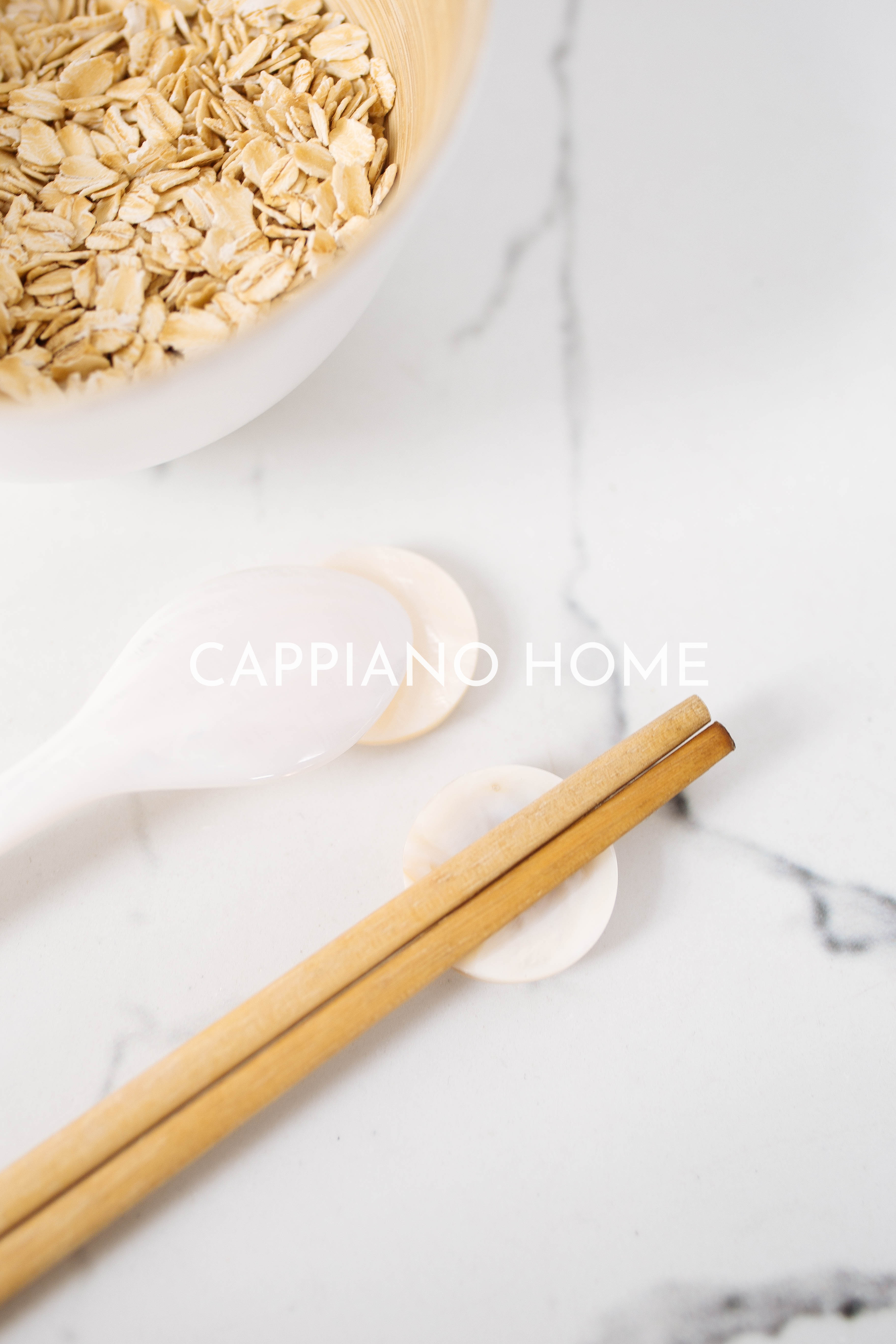 Gác Đũa, Kê Đũa Trai Trắng Hình Tròn Tinh Tế, Gác Đũa Trang Trí Decor Phong Cách Châu Á | Cappiano Home
