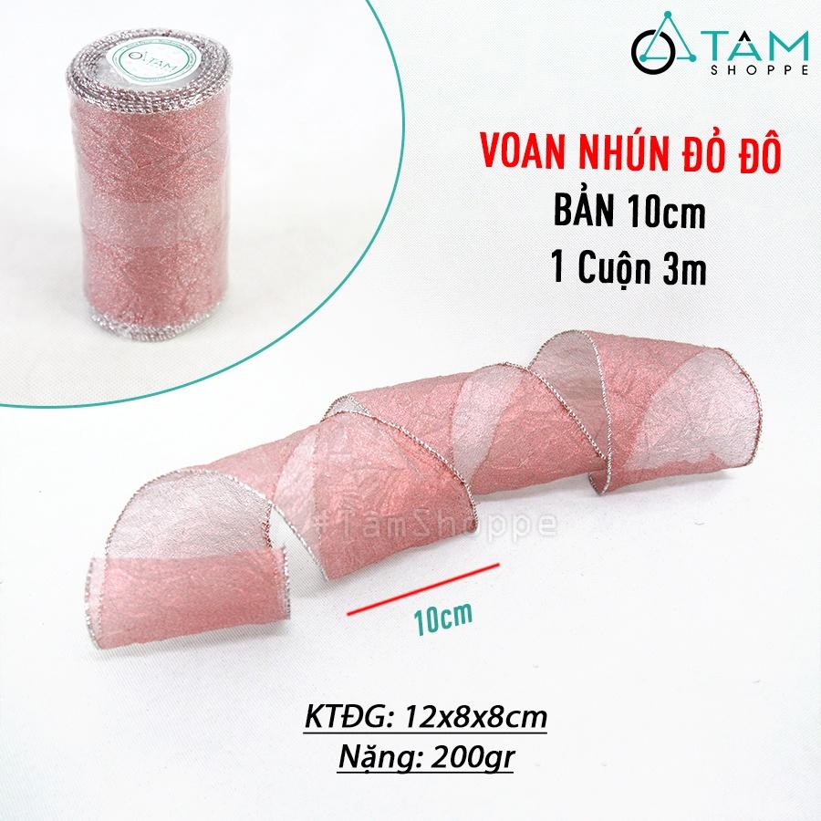 Ruy băng vải họa tiết bản to từ 5-10cm nhiều kiểu (Cuộn 3m) RB-05