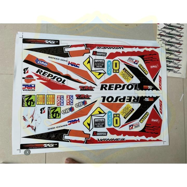 Tem rời dành cho winner repsol trắng