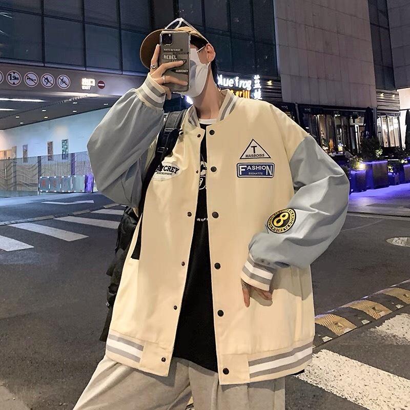 Áo bomber nam nữ unisex khoác gió jacket dù 2 lớp cúc bấm form rộng local brand ulzzang phong cách hàn quốc đep MASBOISS