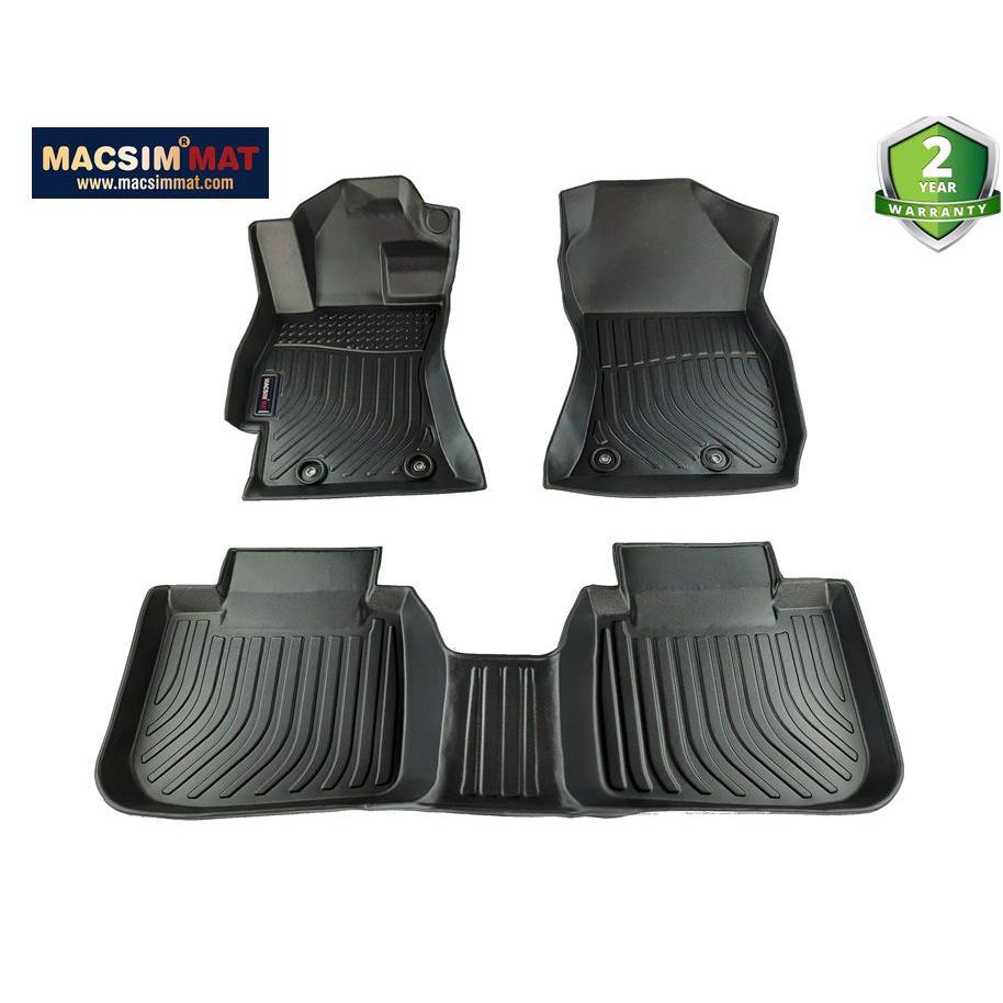 Hình ảnh Thảm lót sàn xe ô tô Subaru outback 2015-2019 Nhãn hiệu Macsim chất liệu nhựa TPV cao cấp màu đen