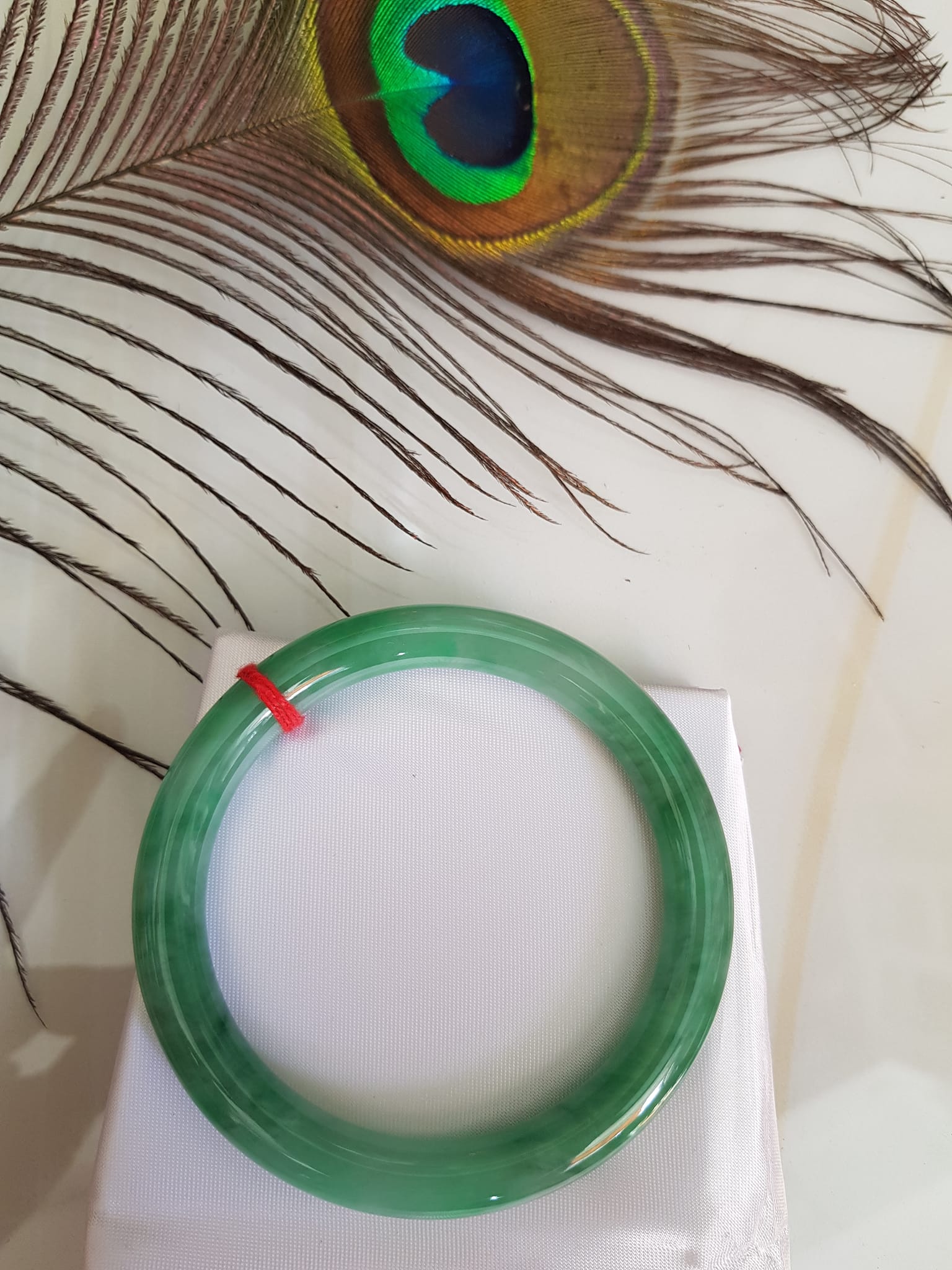 Vòng Tay Vip AA Lý SỊN A SAO 58mm x Dầy 9mm Vòng Màu Xanh Lý Bóng Đều Vòng rất sang sịn ĐẸP ạ Nữ tay tròn 56kg - 68kg đeo lên sang tay đẹp nhe các chị ơi