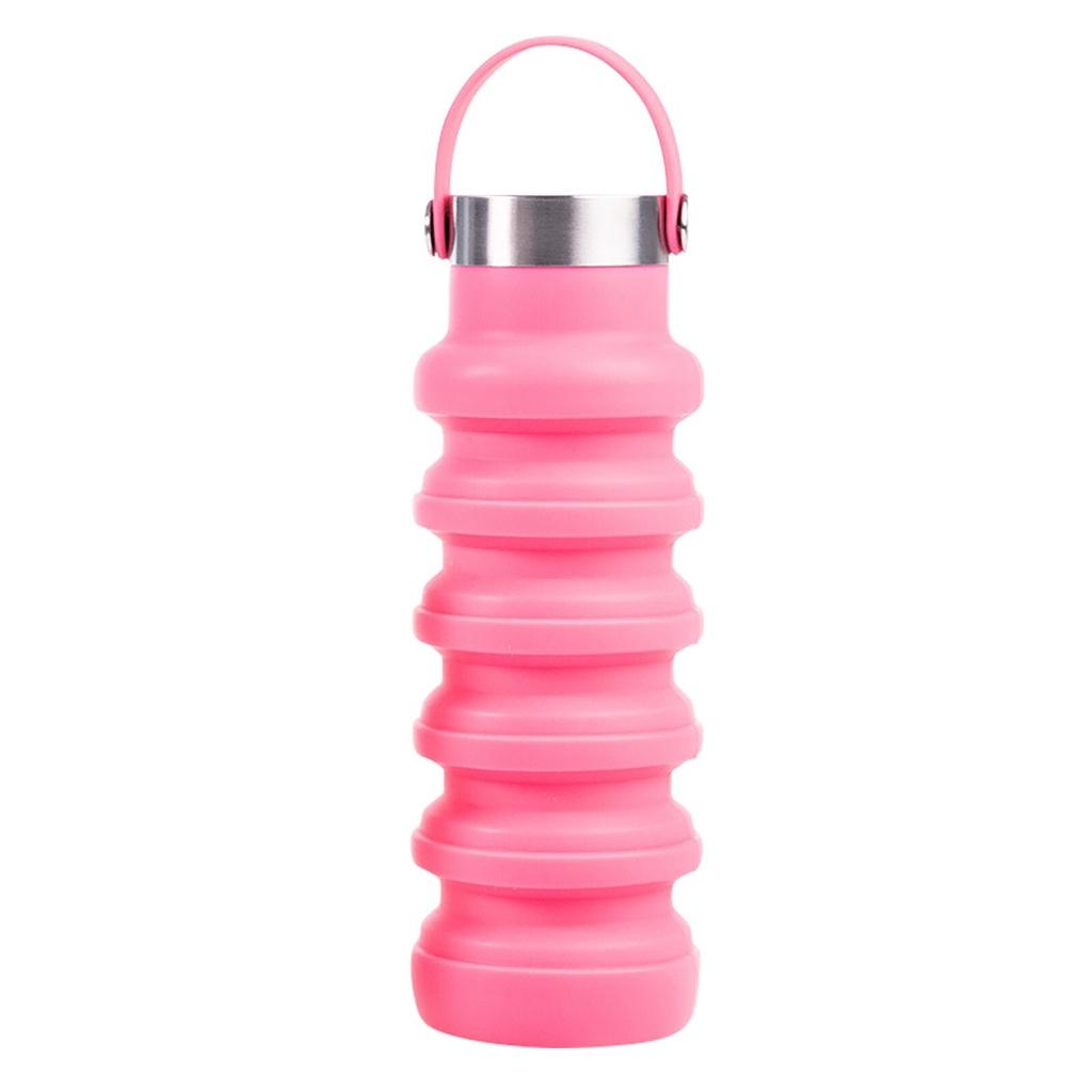 New Style Fashion Portable Silicone Folding Water Bottle Creative Outdoor Large-Capacity Folding Portable Sports Water Bottles