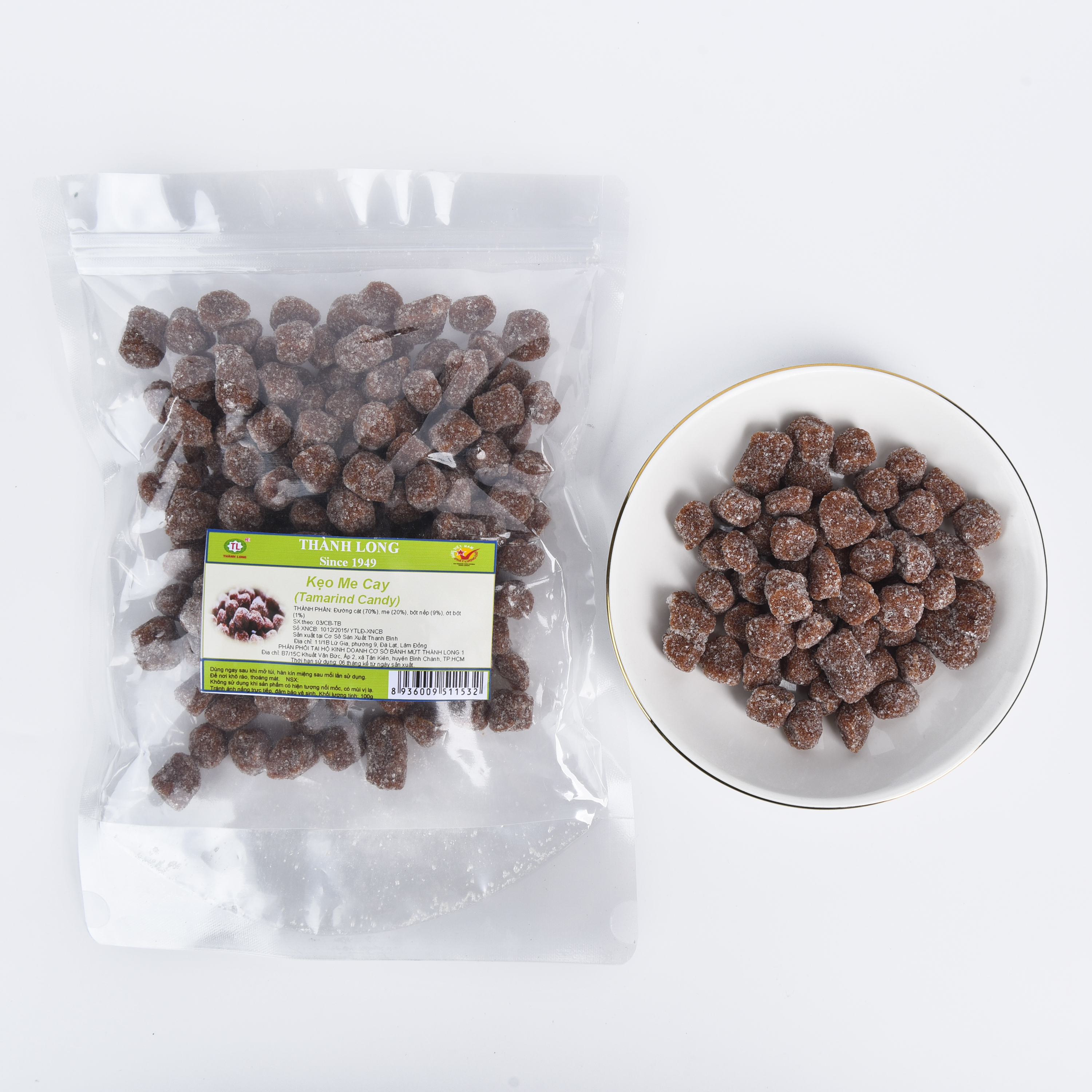 KẸO ME DẺO ME KHÔNG HẠT THÀNH LONG 500G - VIỆT NAM
