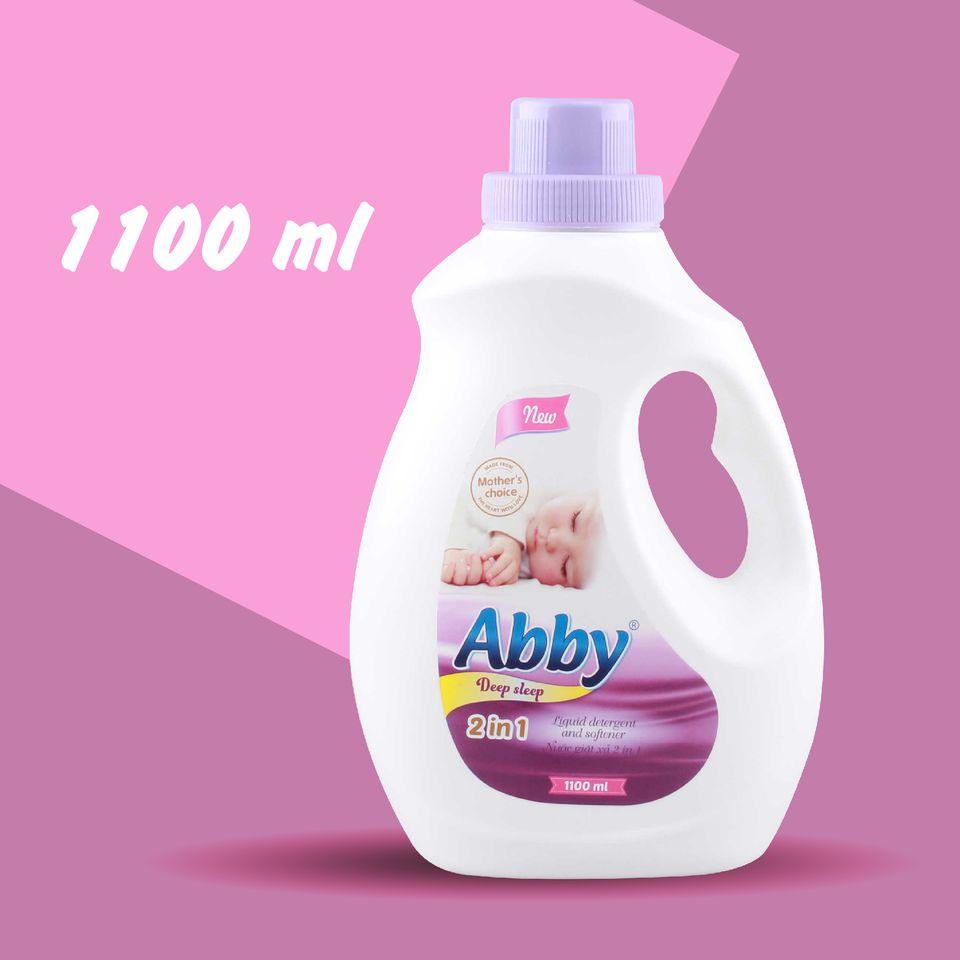 Nước giặt xả em bé ABBY dung tích 1100ml - Hàng chính hãng