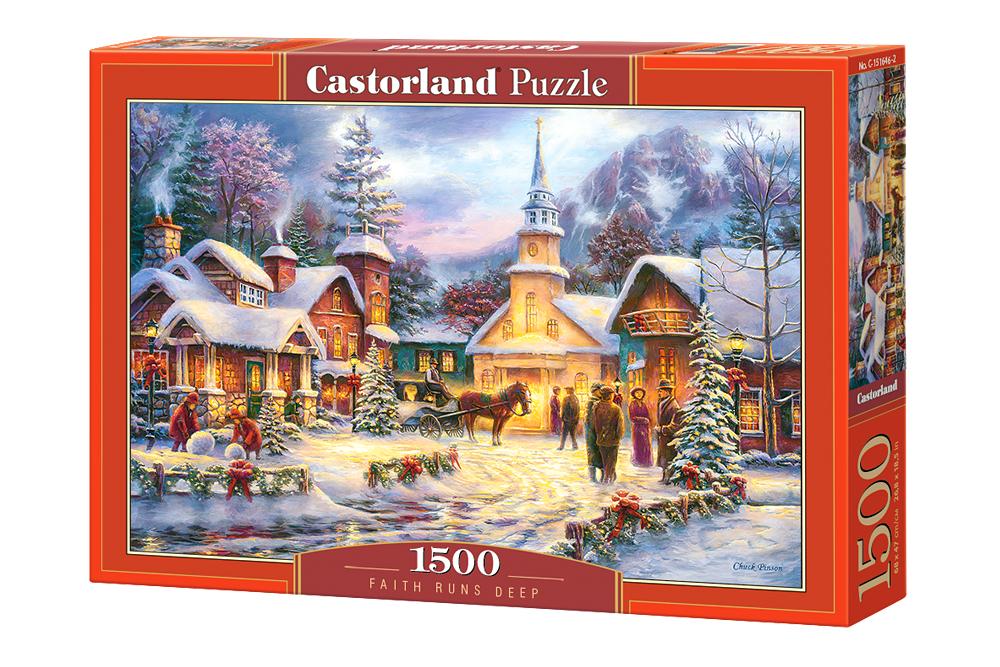 Xếp hình puzzle Faith Runs Deep 1500 mảnh CASTORLAND C-151646