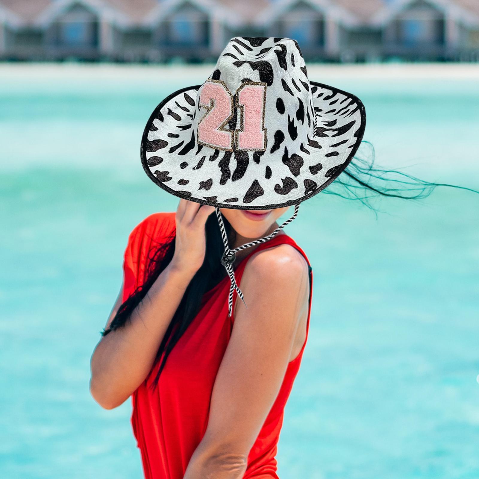 Cow Cowboy Hat Cowgirl Hat Women Cowboy Hat Cow Hats for Fancy Dress Dress up