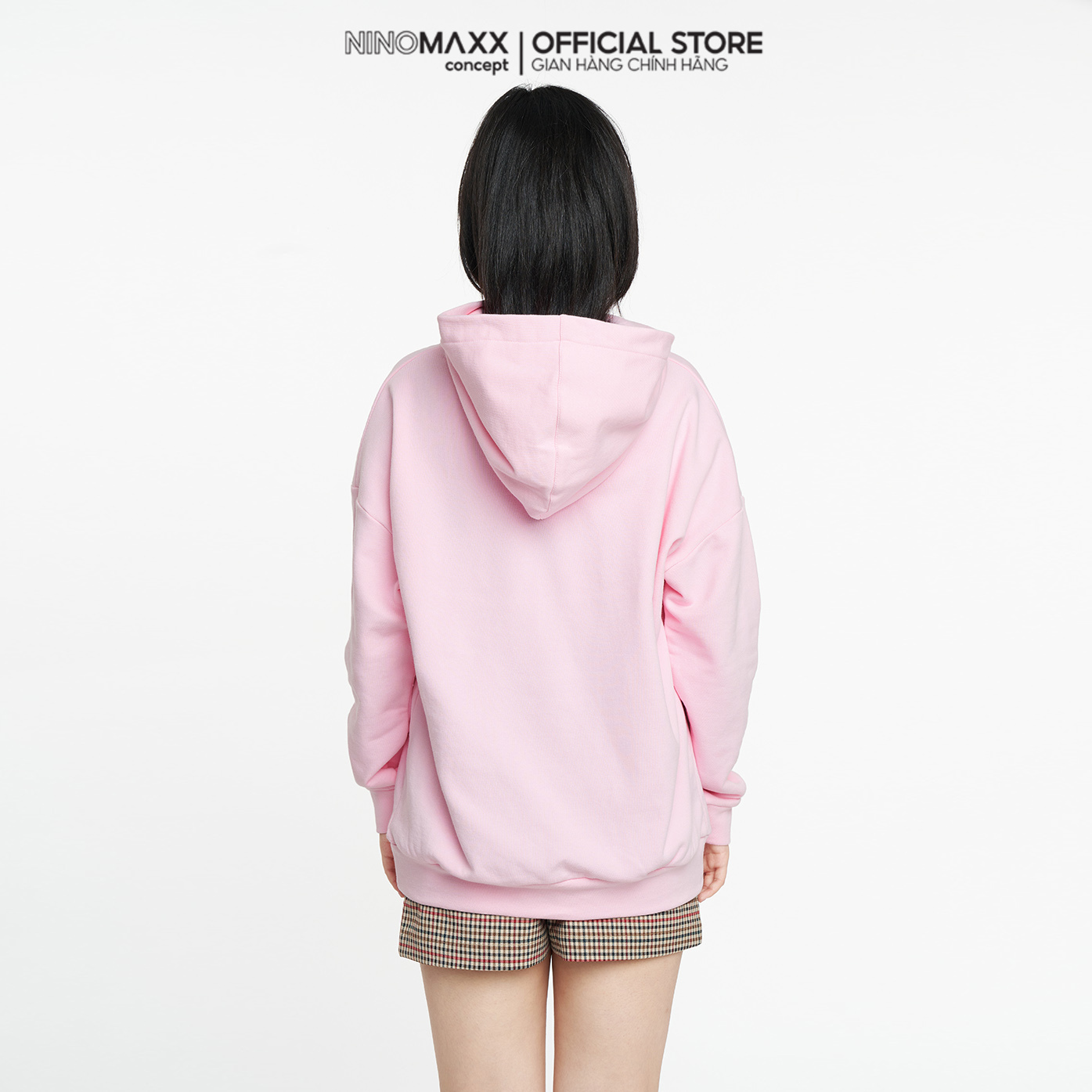 NINOMAXXÁo hoodies Nữ tay dài chất liệu cotton 2204012