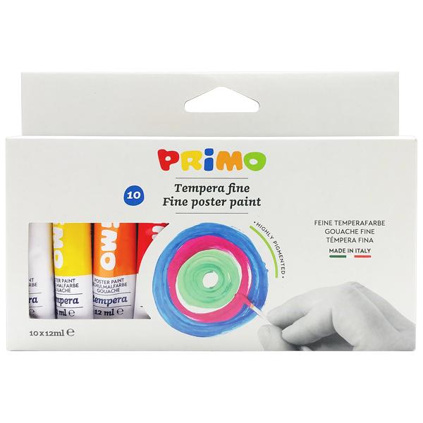 Hộp 10 Tuýp Màu Poster Paint 12 ml - Primo 4441T10C