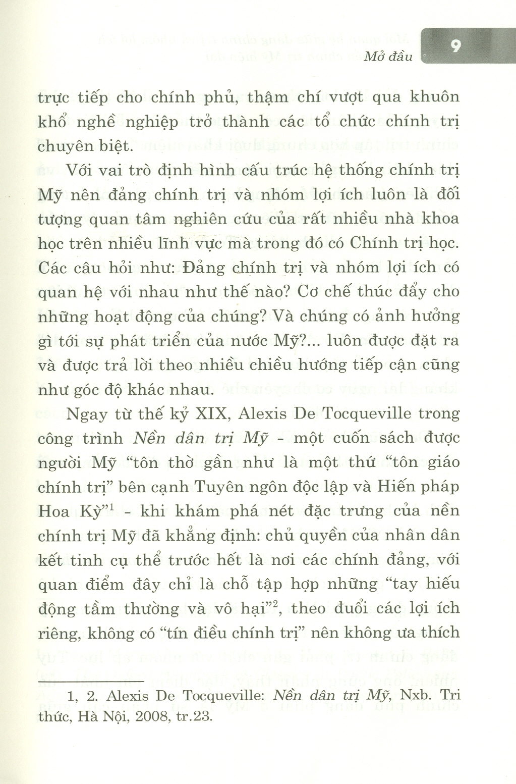 Mối Quan Hệ Giữa Đảng Chính Trị Và Lợi Ích Nhóm Trong Nền Chính Trị Mỹ Hiện Đại