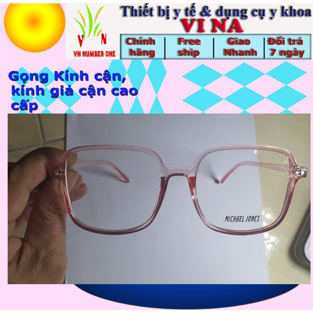 Kính giả cận thời trang cao cấp, Gọng kính cận VN1473 tròng to tròn