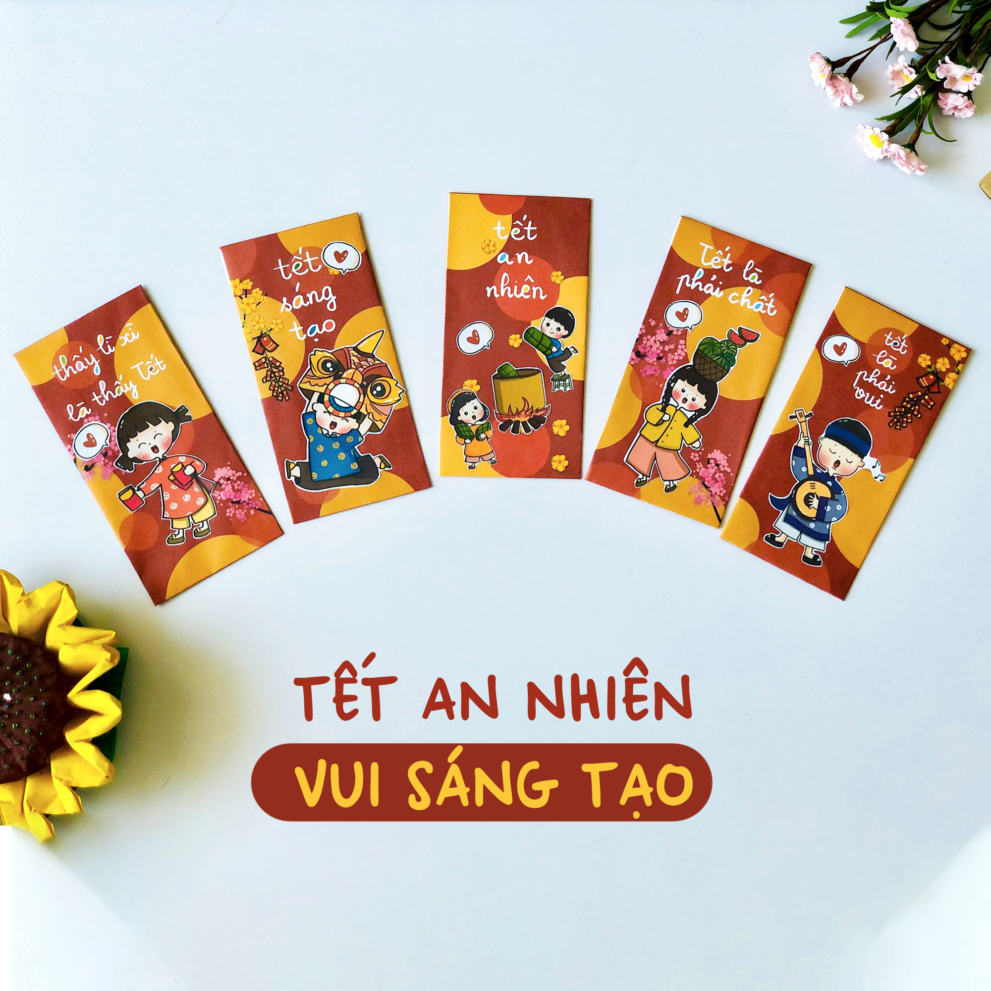 BOX SET TẾT DIY &quot;VUI SÁNG TẠO, TẾT SUM VẦY&quot; – HỘP QUÀ TẾT CHO BÉ