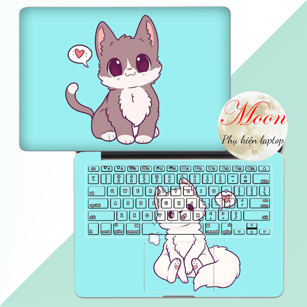 &lt;CUTE 2&gt;Skin Laptop- Máy Tính Hình Cute Đáng Yêu Cho Tất Cả Các Dòng Máy Như : Dell, Hp, Acer, Asus, Macbook,...