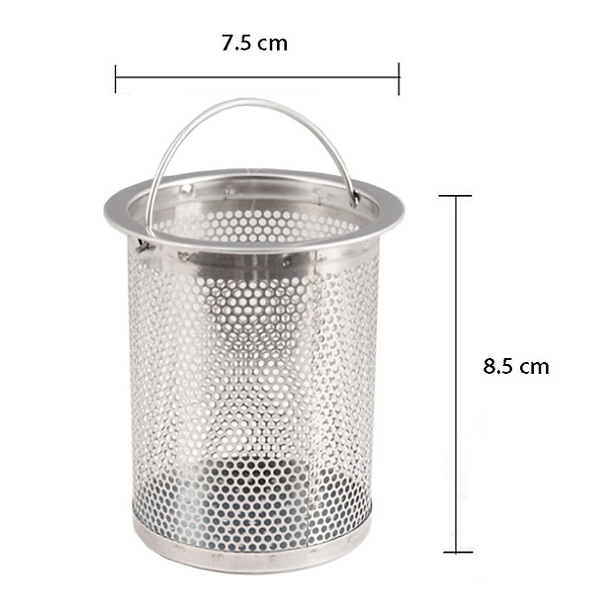 Bộ Giỏ và Nắp Lọc Rác Inox Cho Bồn Rửa Chén Bát