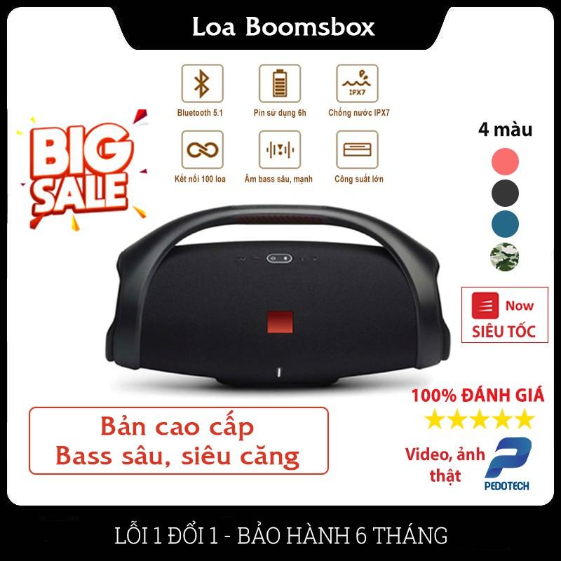 Loa bluetooth Boombox Pedotech Công suất 30W Nghe nhạc 5-6h BASS CĂNG,loa blutooth ÂM THANH SỐNG ĐỘNG cho Vinahouse, EDM