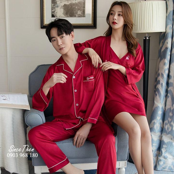 Đồ ngủ đôi tân hôn nam nữ, pyjama đôi mặc nhà cao cấp - Since Then