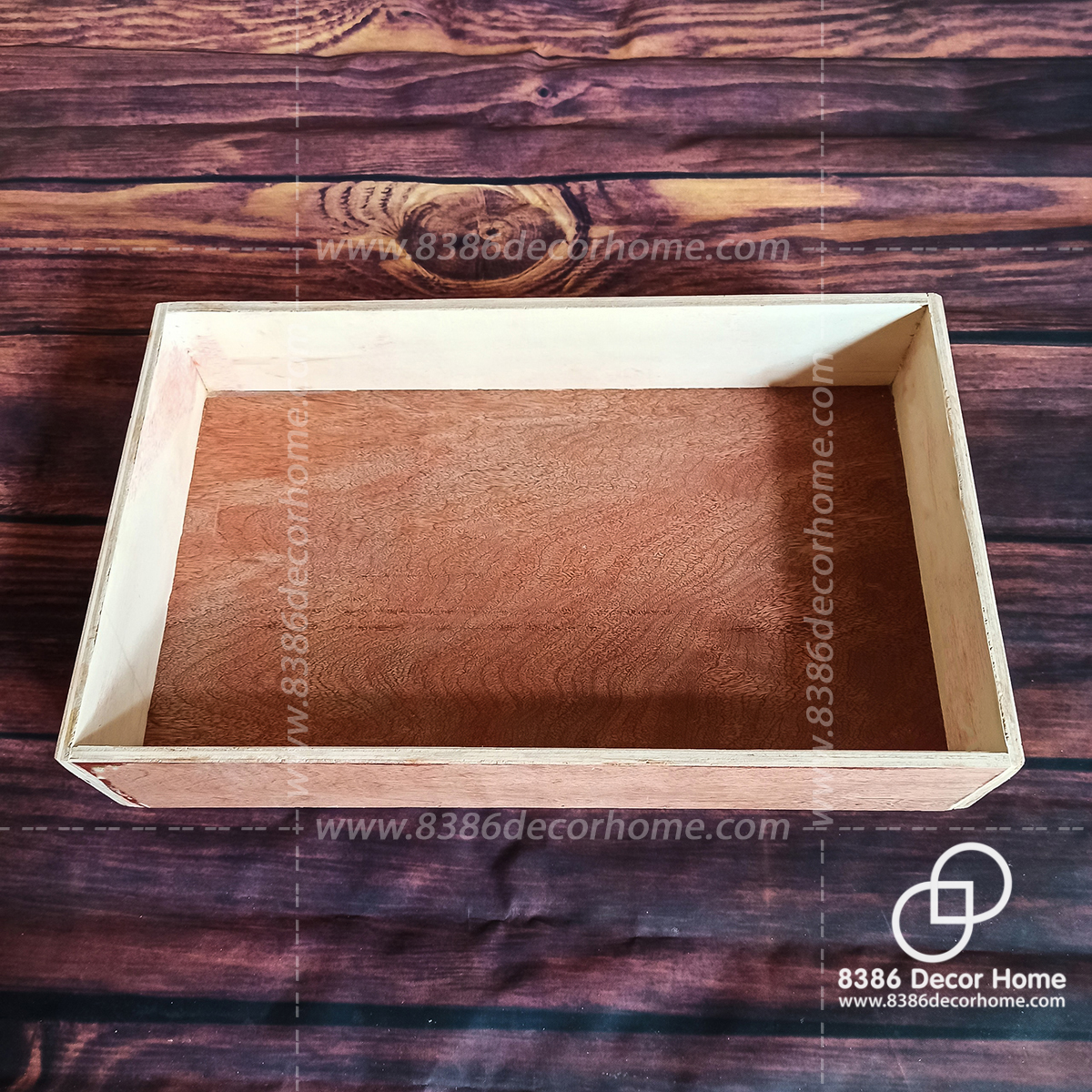 Hộp quà tết, khay gỗ gói quà, Hộp đựng đồ đa năng - Pallet gỗ thông