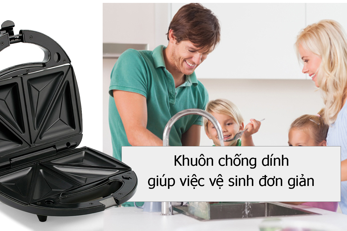 Máy Làm Bánh 3 Trong 1 Tiross TS513 (750W) - Hàng Chính Hãng