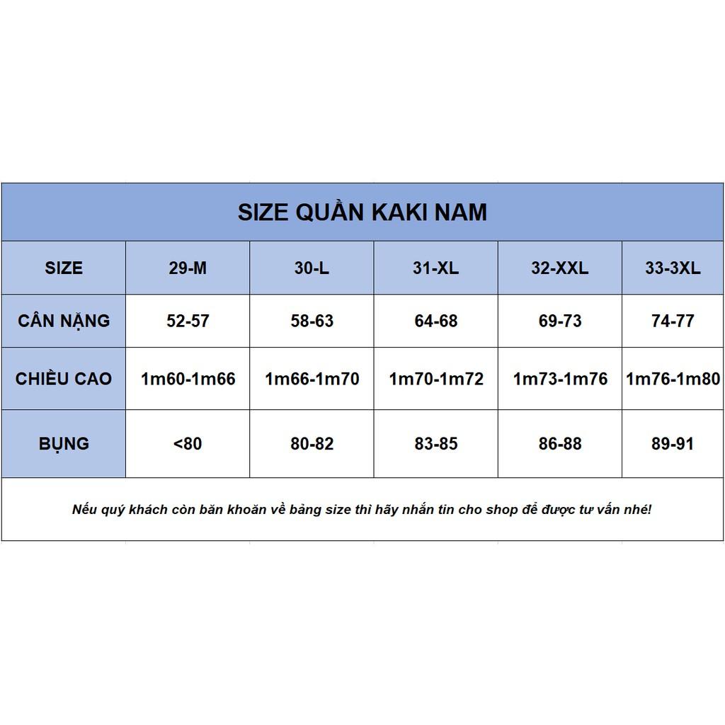 Quần Kaki Nam Dáng Âu Chất Kaki Siêu Nhẹ Thiết Kế Trẻ Trung ZERO