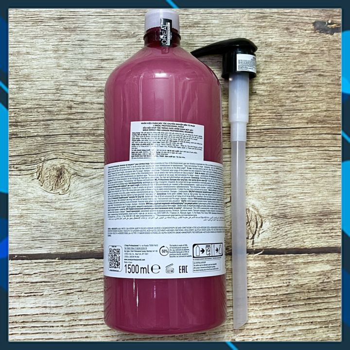 DẦU GỘI L'OREAL PROFESSIONAL SERIE EXPERT PRO LONGER LÀM DÀI GIẢM ĐỨT GÃY TÓC 1500ML