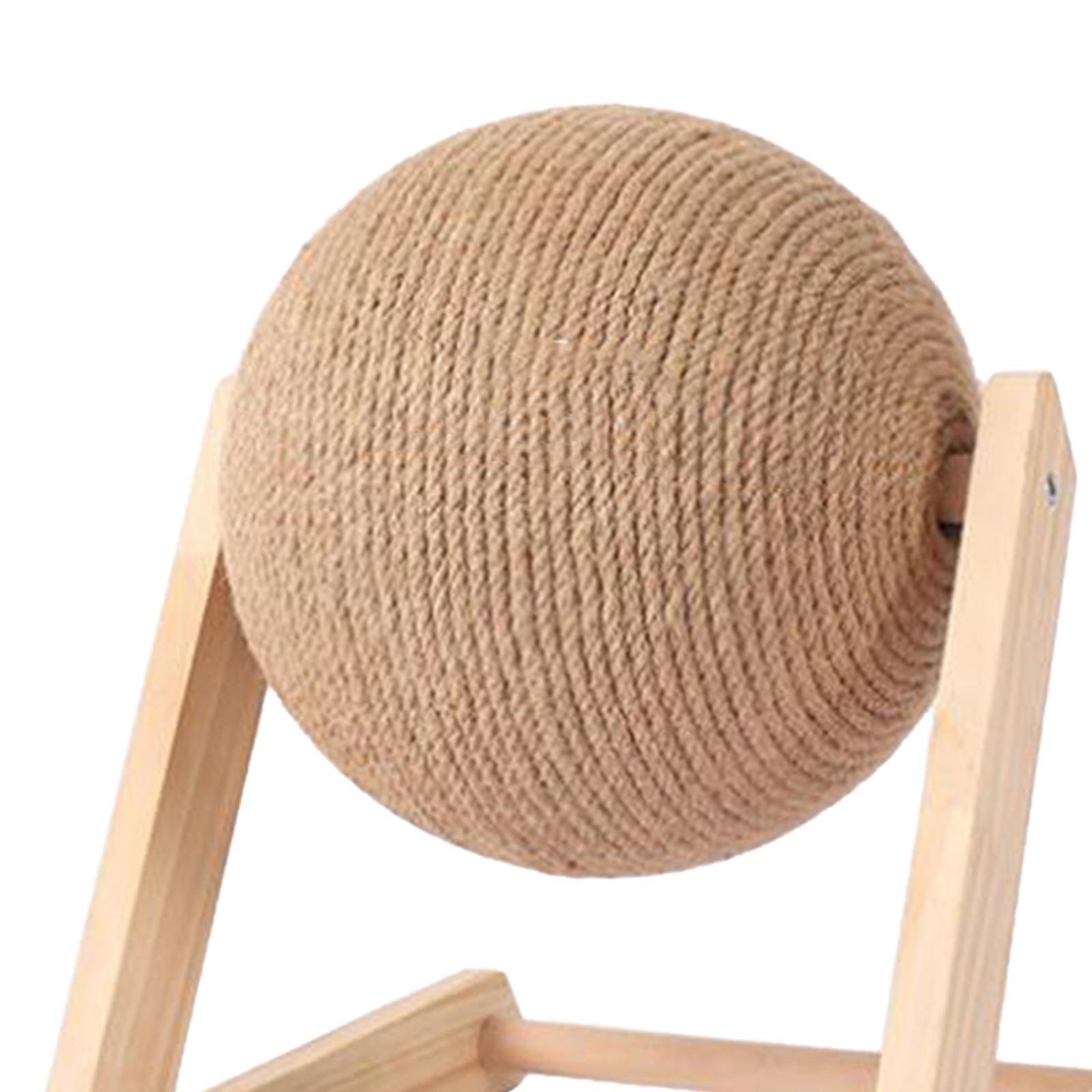 Cat Scratcher Toy Exercise Rotatable Ball Rest Kitty Cat Scratching Ball Toy
