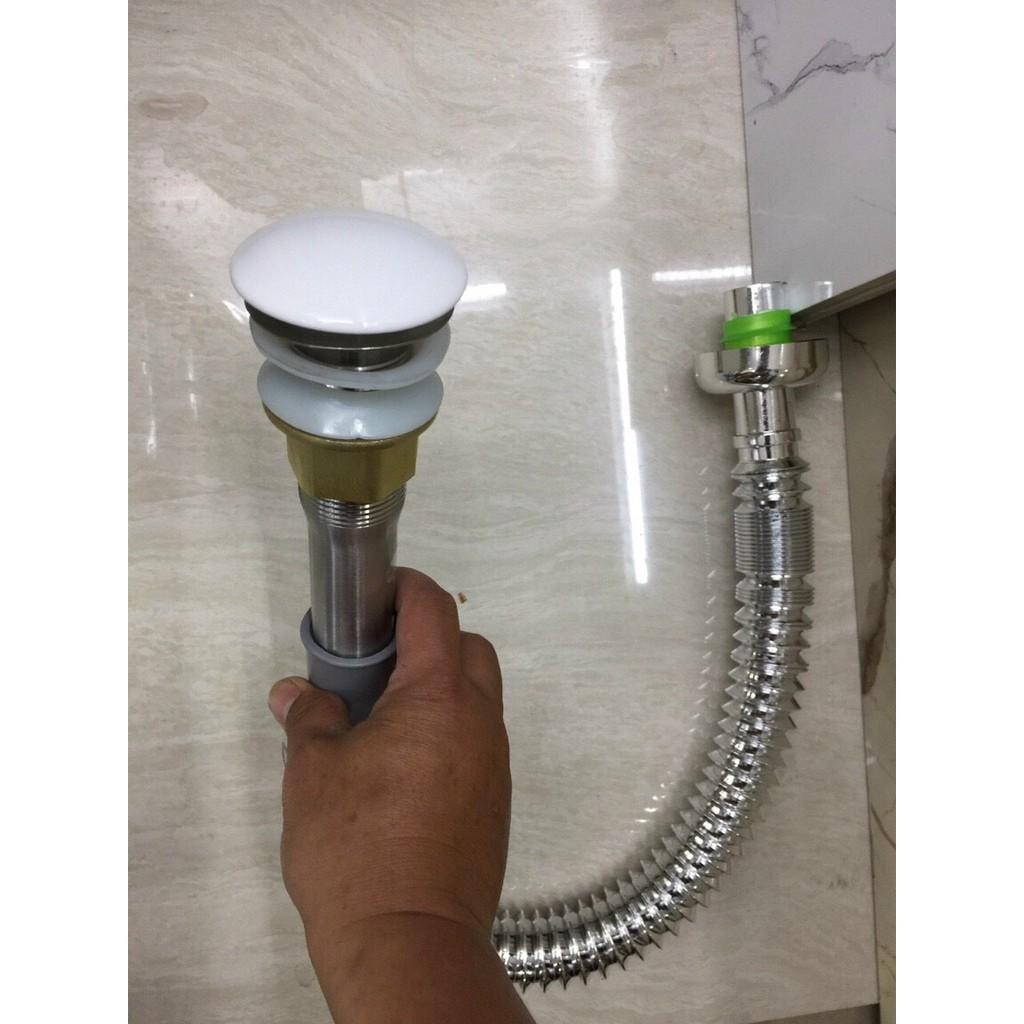 Combo Chậu lavabo rửa mặt đặt bàn vuông nhỏ bo tròn cạnh viền mỏng và vòi dương bàn, KH đọc kỹ phần mô tả sp