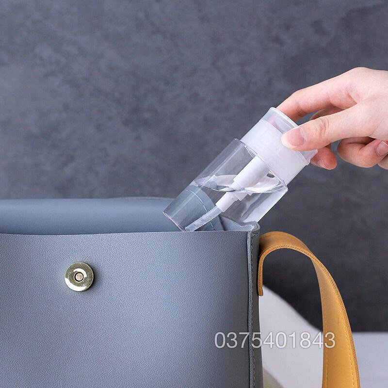 Chai đựng nước tẩy trang có nắp nhấn tiện lợi