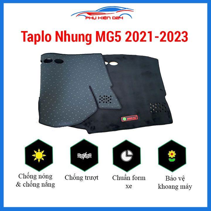 Thảm taplo ô tô MG5 2021-2022-2023 thảm nhung lót taplo xe hơi chống nắng, cách nhiệt tốt