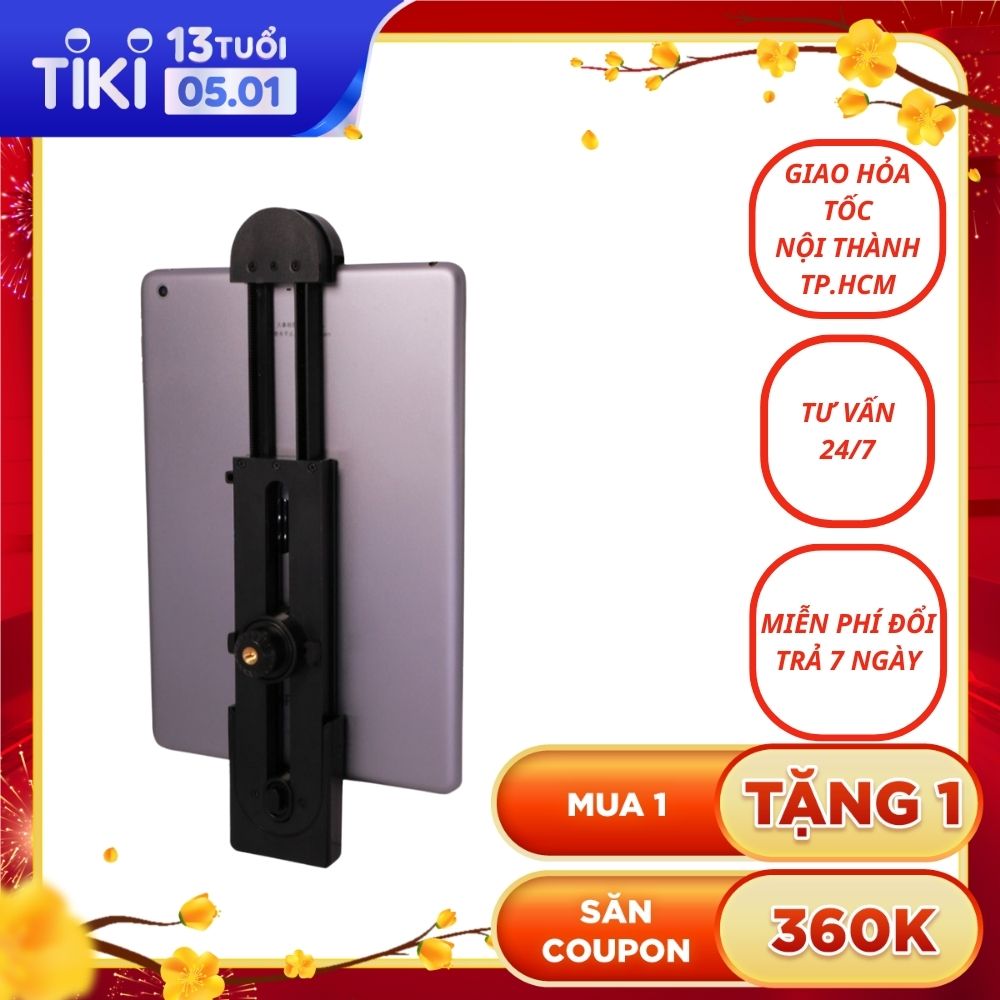 Kẹp máy tính bảng, điện thoại UL-08, Hỗ trợ quay tiktok, livestream, xem phim bằng ipad - điện thoại - Giao màu ngẫu nhiên - Hàng chính hãng